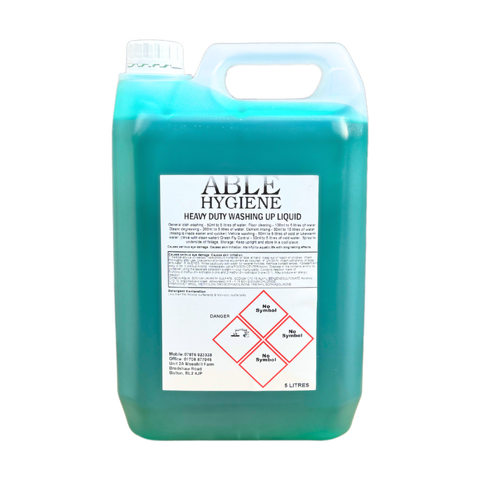 Washing Up Liquid Heavy Duty 5 Litre