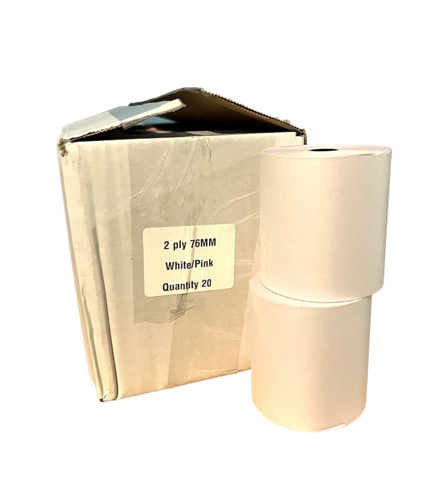Till Roll 76mm 2 Ply (Box of 20)