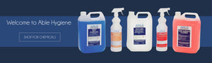 Sanitiser including disinfectant, cleaning and hygiene spray. Blue roll for pubs and restaurants