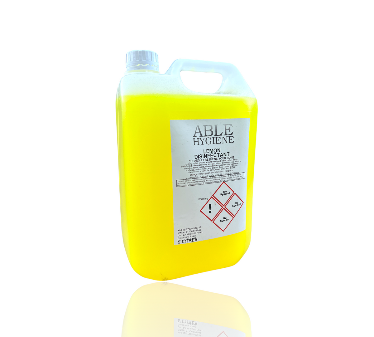 Lemon Disinfectant 5 Litre — Able Cleaning & Hygiene