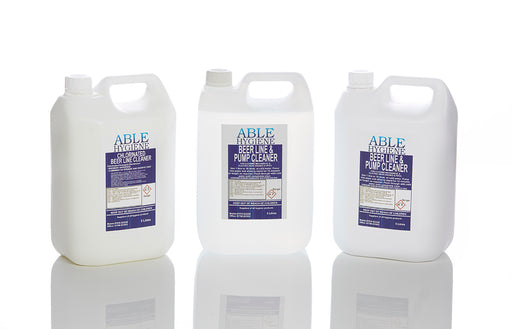 Coloured Beer Line Clean 2x5 Litre - Able Cleaning & Hygiene
