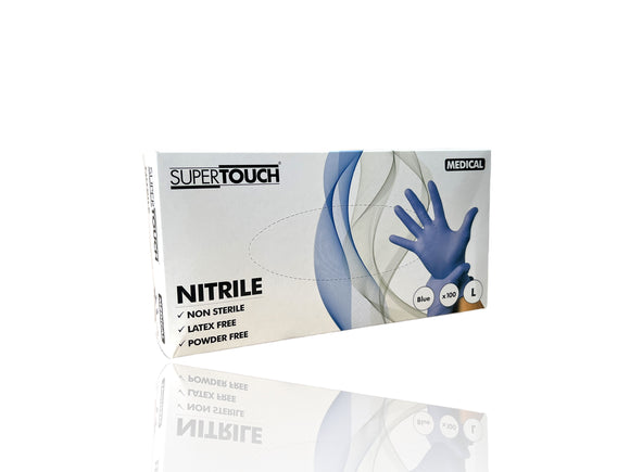 Nitrile Non Powdered Blue Gloves