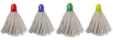 Mop Head Standard Push Fit (Choose Colour) - Able Cleaning & Hygiene