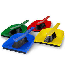 Dust Pan + Brush (Choose Colour) - Able Cleaning & Hygiene