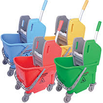 Mop Bucket and Wringer 25 Ltr (Choose Colour) - Able Cleaning & Hygiene
