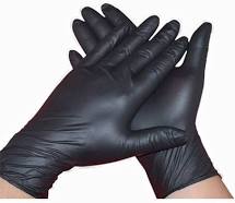 Nitrile Gloves Black Non Powder (Select Size) - Able Cleaning & Hygiene